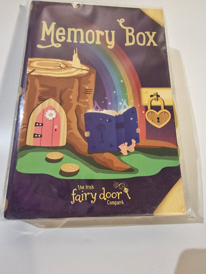 Irish Fairy Door Memory Box Magical Keepsake Gift Kids Treasure Box NEW
