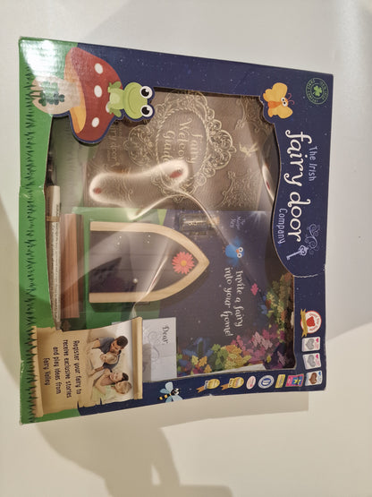 Irish Fairy Door Purple Door Playset Magical Fairy Garden Kit Kids NEW