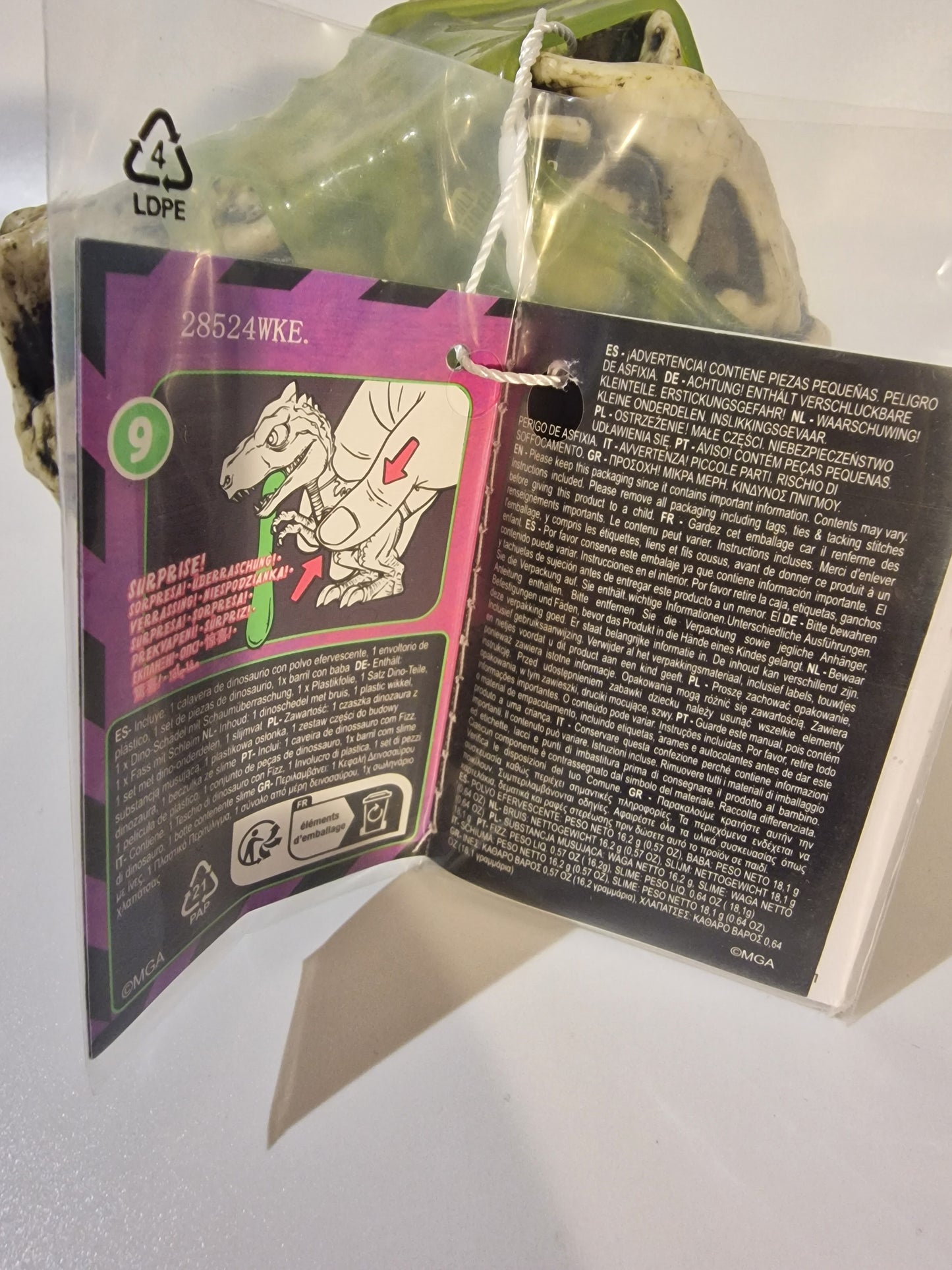 GrossMos! Surprise Dino Series 1 - Mystery Dinosaur Skull with Slime & Foam (New)