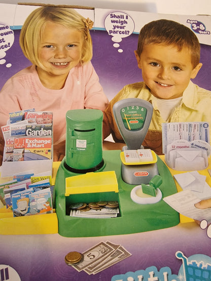 Casdon Irish Post Office Playset Kids Role Play Toy Mail Counter Set NEW
