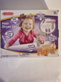 Casdon Little Helper Hair Dryer Set 8 Piece Kids Role Play Styling Kit NEW