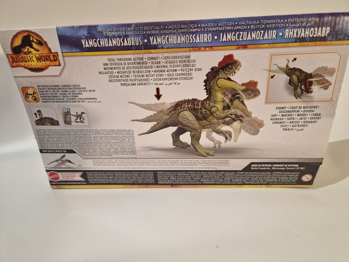 Mattel Jurassic World Dominion: Massive Action Yangchuanosaurus Action Figure