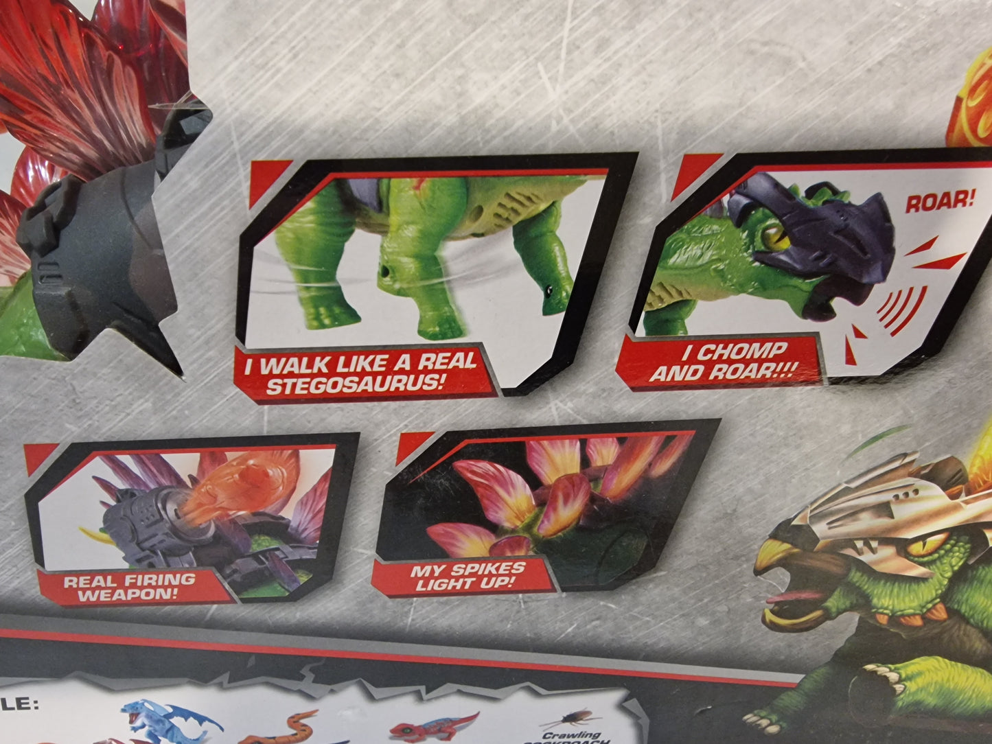 ZURU Robo Alive Dino Wars Stegosaurus Robotic Dinosaur – Lights, Sounds & Firing Weapon!