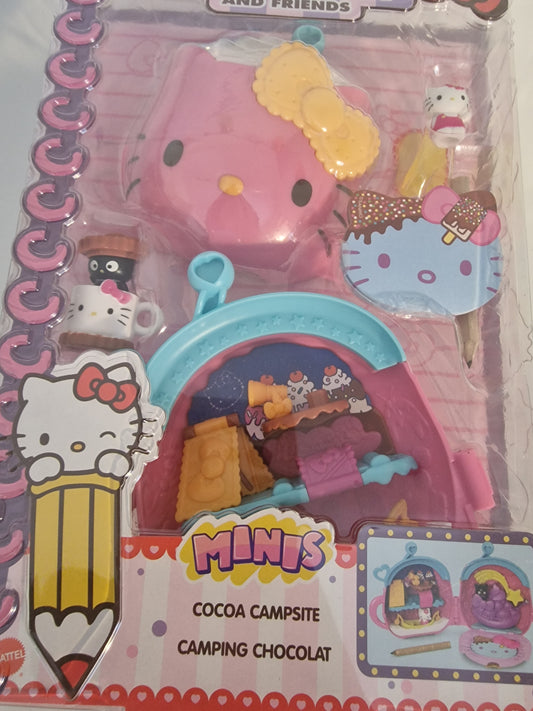 NEW Hello Kitty & Friends Minis Cocoa Campsite Playset - Sanrio Mattel