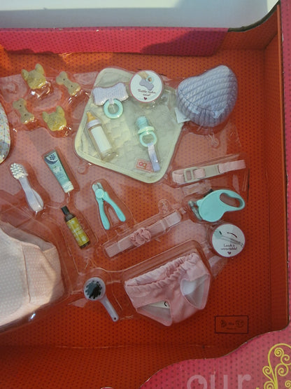 Our Generation Happy Puppies Playset - Pet Care Accessories for 18" Dolls