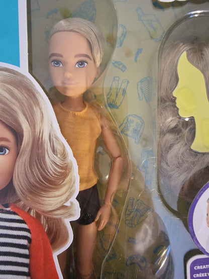Mattel Creatable World Character Starter Pack CS-414 - Blonde Hair Doll & Wig