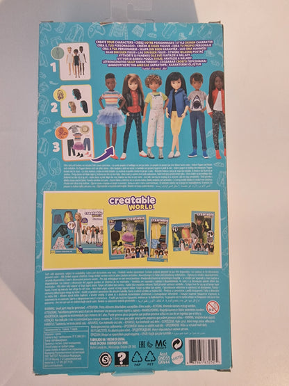 Mattel Creatable World Character Starter Pack CS-414 - Blonde Hair Doll & Wig