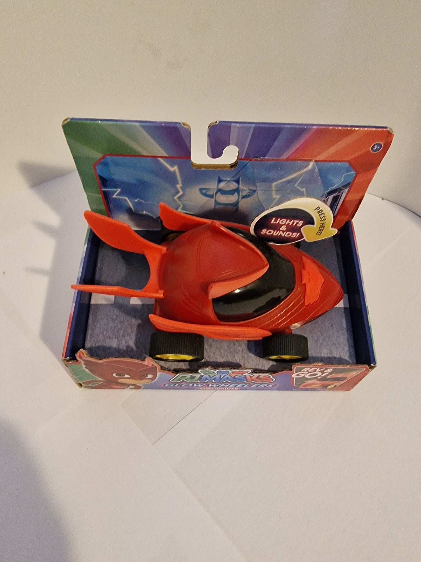 PJ Masks Glow Wheelers Owlette Owl Glider Vehicle - Lights & Sounds
