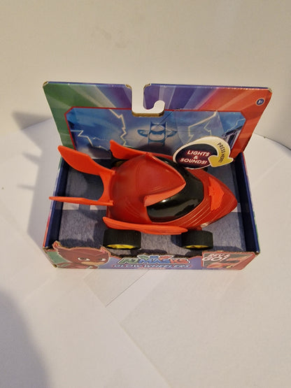 PJ Masks Glow Wheelers Owlette Owl Glider Vehicle - Lights & Sounds