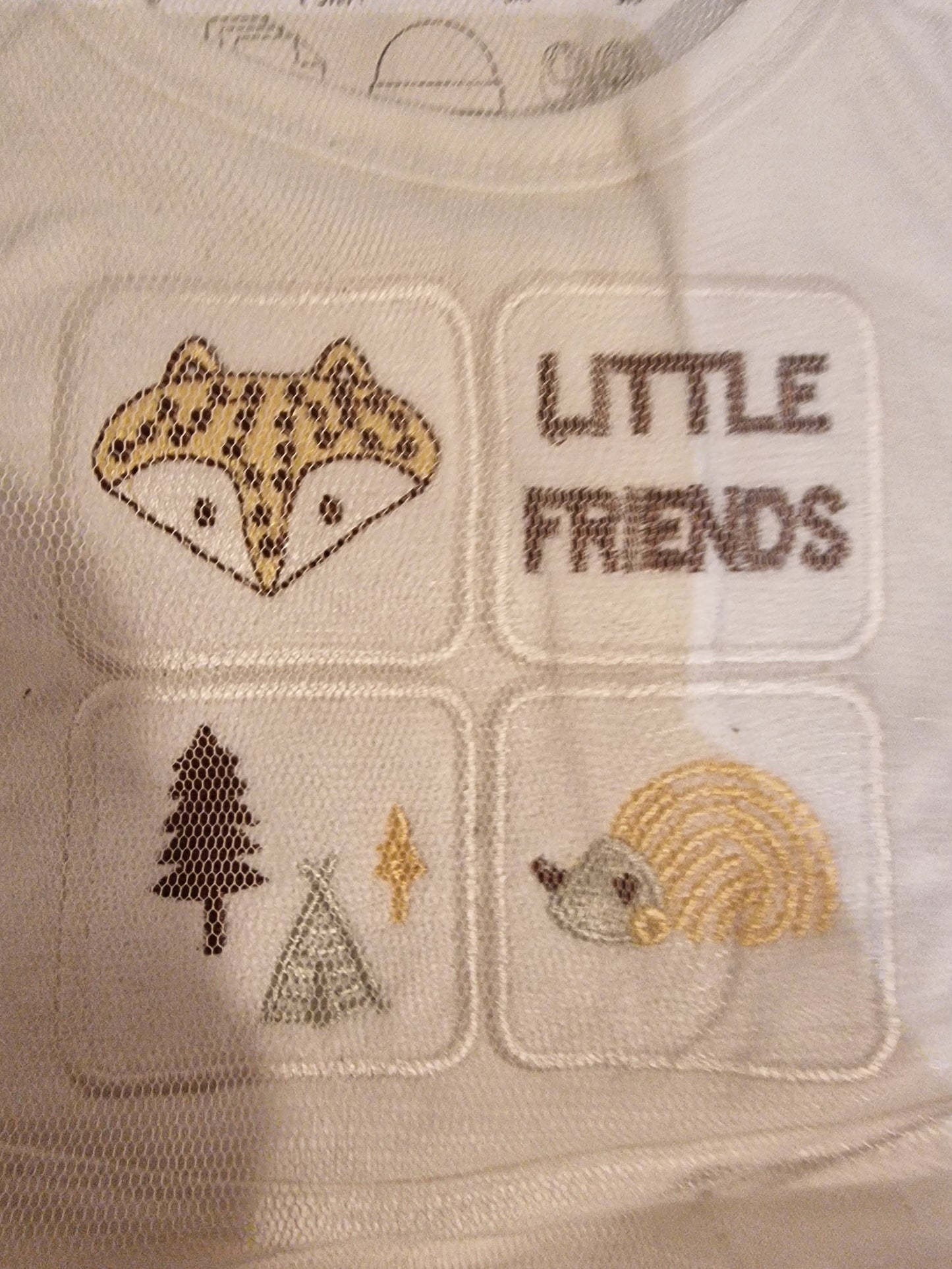 Lilsoft Baby 10-Piece "New Journey" Newborn Gift Set – Little Friends (White/Gold)