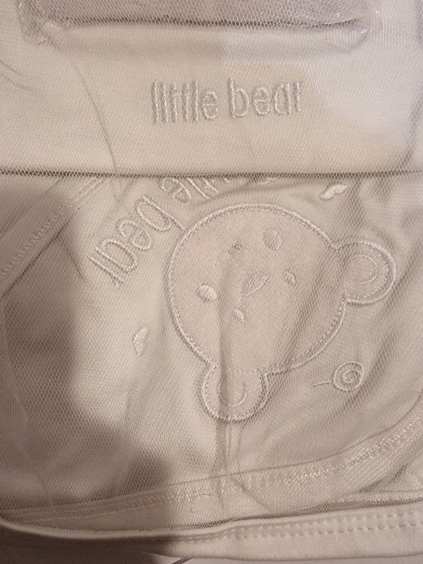 Newborn Baby 10-Piece Gift Set - 100% Cotton - White Little Bear Starter Kit