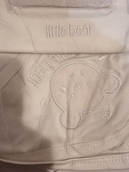 Newborn Baby 10-Piece Gift Set - 100% Cotton - White Little Bear Starter Kit