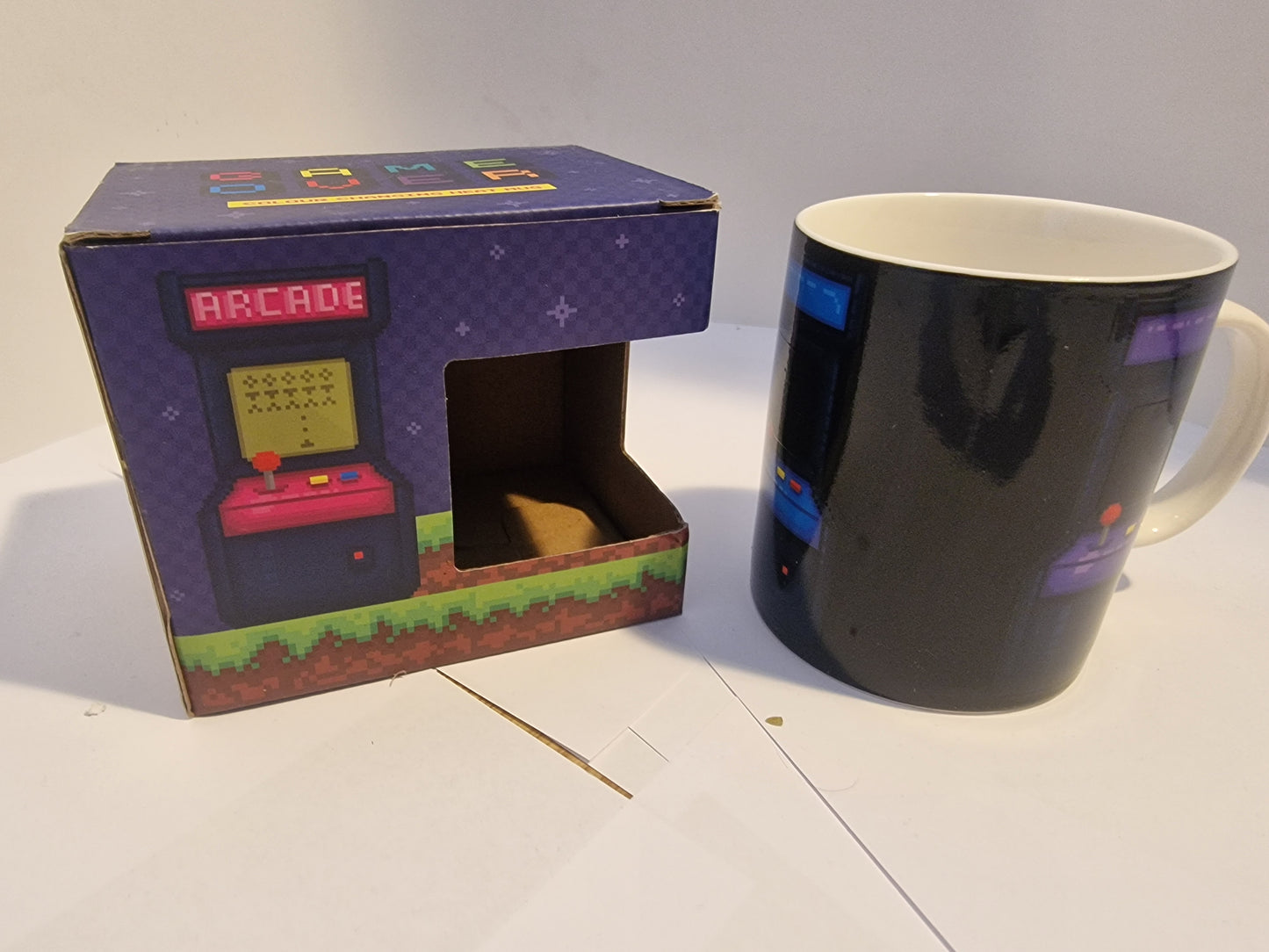 Game Over Heat Changing Coffee Mug - Retro Arcade Gamer Gift