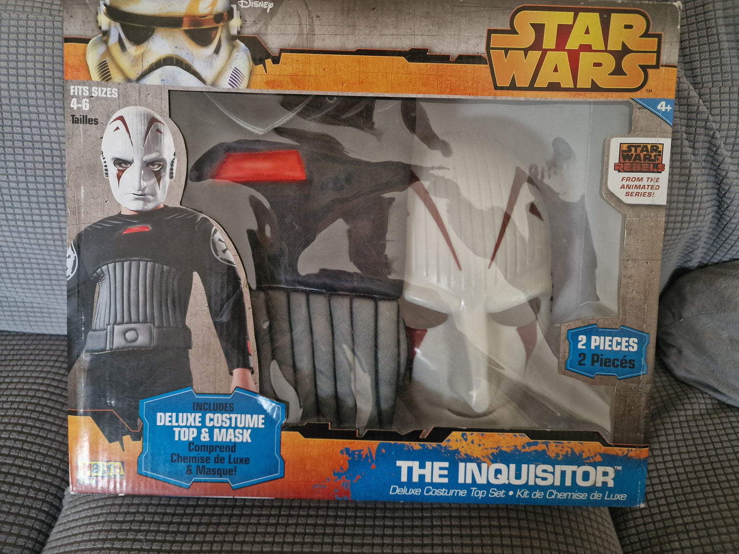 Official Star Wars Rebels: The Inquisitor Deluxe Kids' Costume with Mask