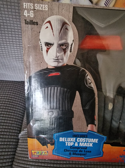 Official Star Wars Rebels: The Inquisitor Deluxe Kids' Costume with Mask