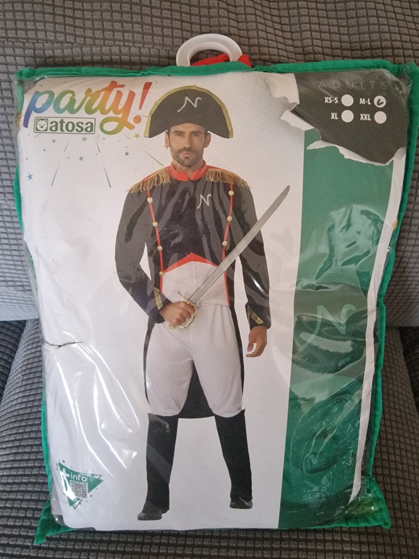 Napoleon Bonaparte Men's Deluxe Historical Costume – 5-Piece Emperor Set M-L