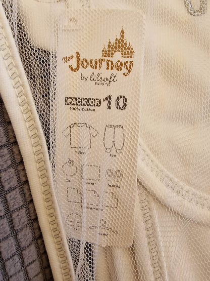 Lilsoft 'New Journey' 10-Piece Luxury Cotton Baby Gift Set – Unisex White & Silver