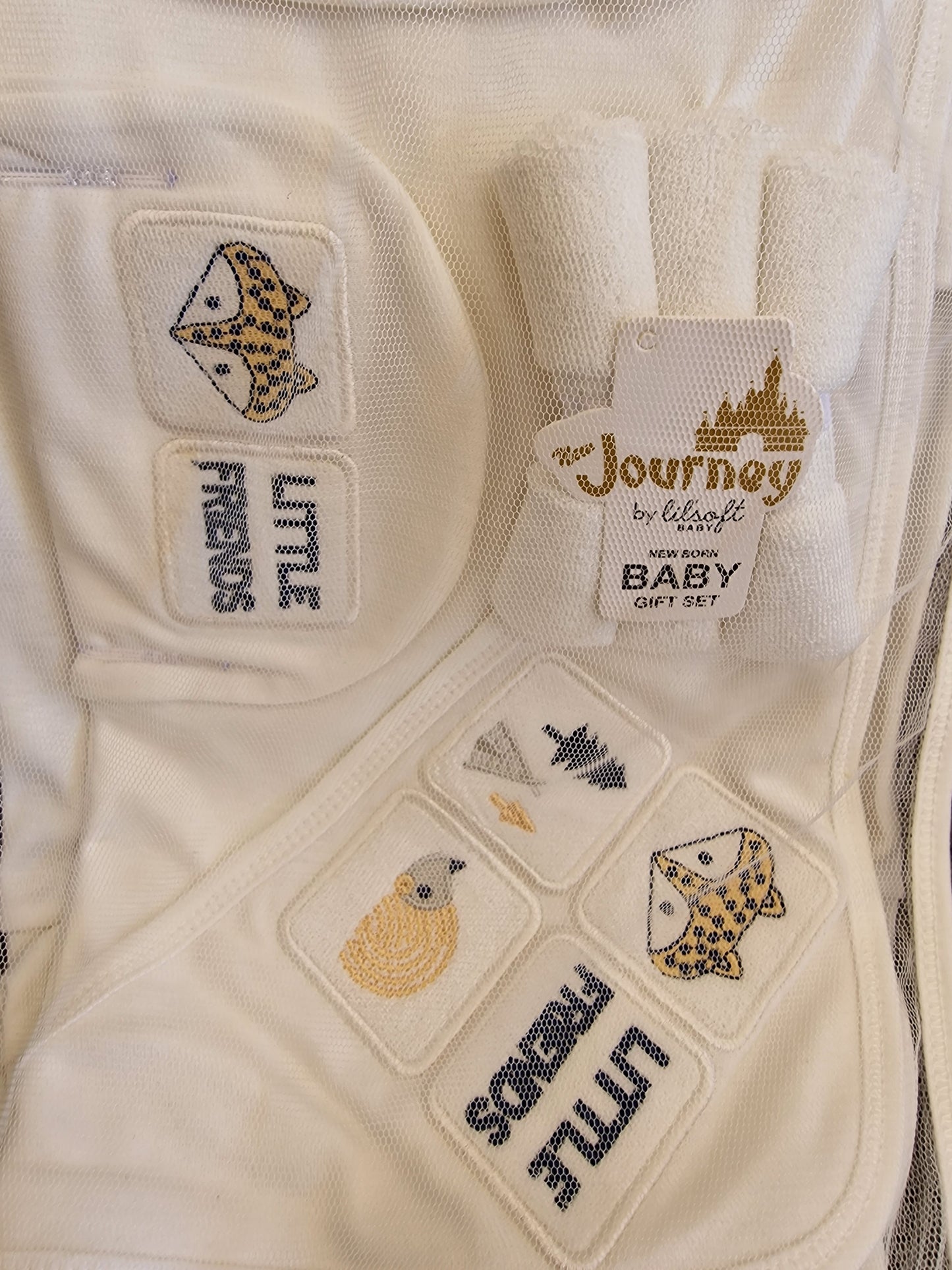Lilsoft 10-Piece Newborn Baby Gift Set – Woodland "New Journey" Collection