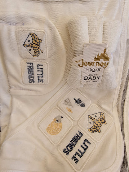 Lilsoft 10-Piece Newborn Baby Gift Set – Woodland "New Journey" Collection