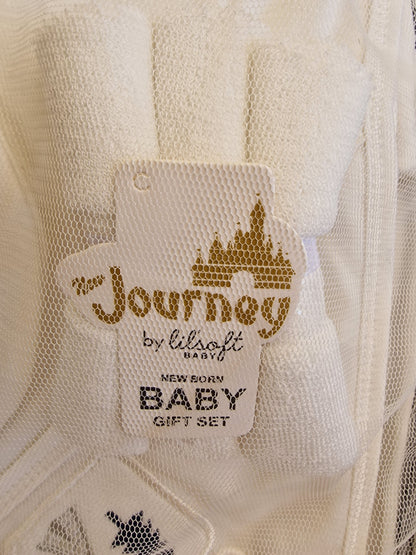 Lilsoft 10-Piece Newborn Baby Gift Set – Woodland "New Journey" Collection