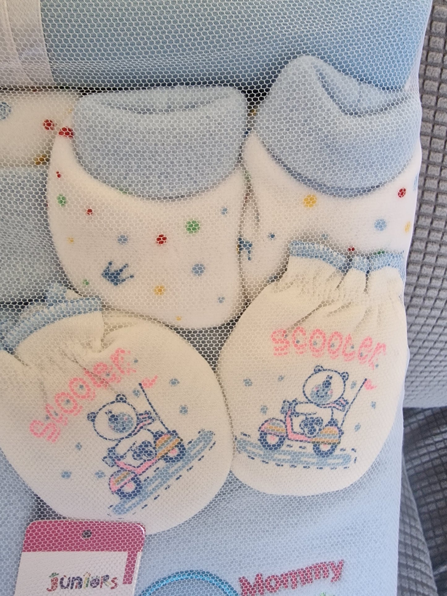 Juniors 8-Piece Newborn Baby Boy Gift Set – Blue "Mommy Duck" & Scooter Theme