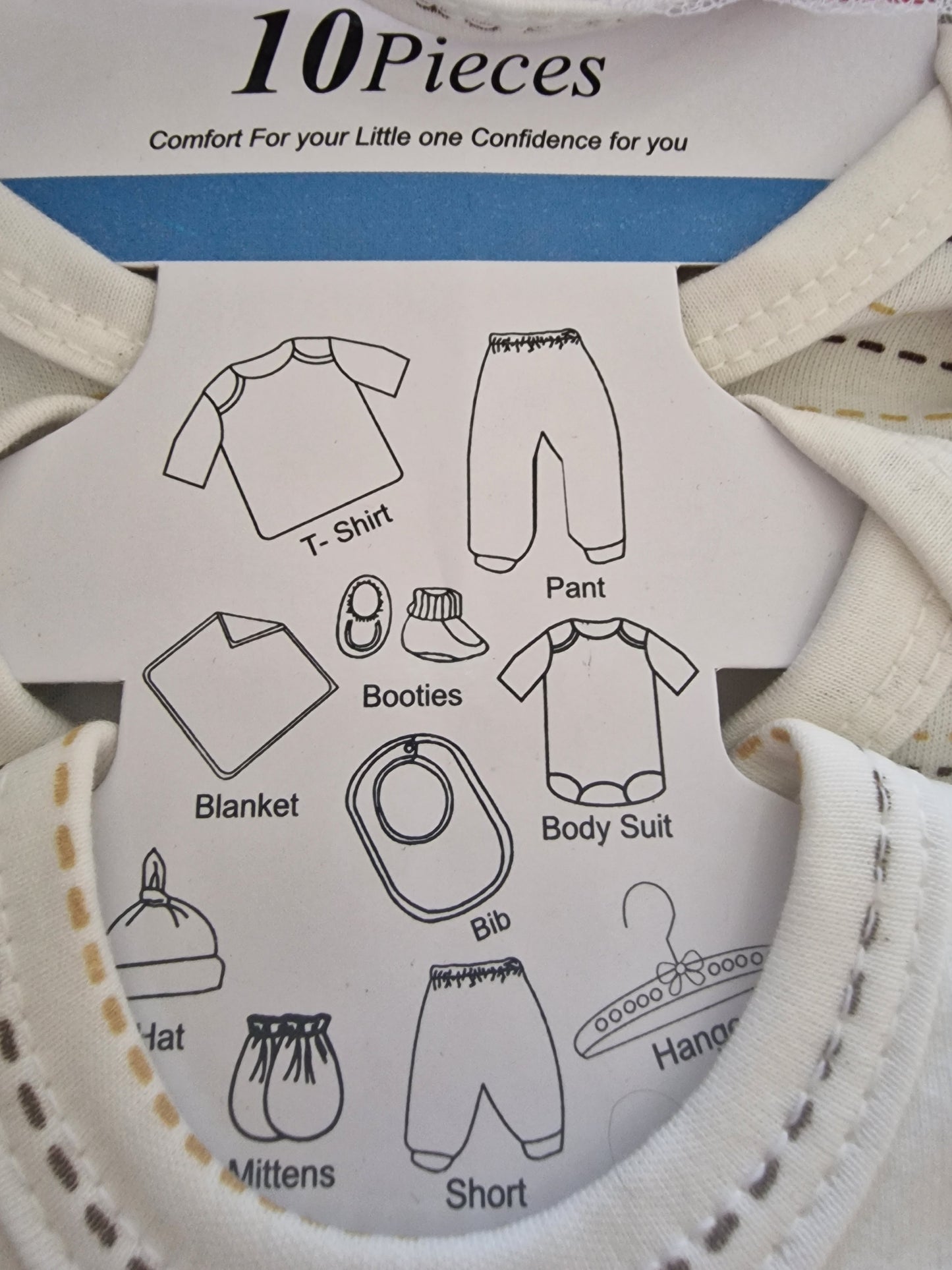 Juniors "Little Bear" 10-Piece Essential Newborn Gift Set - Neutral