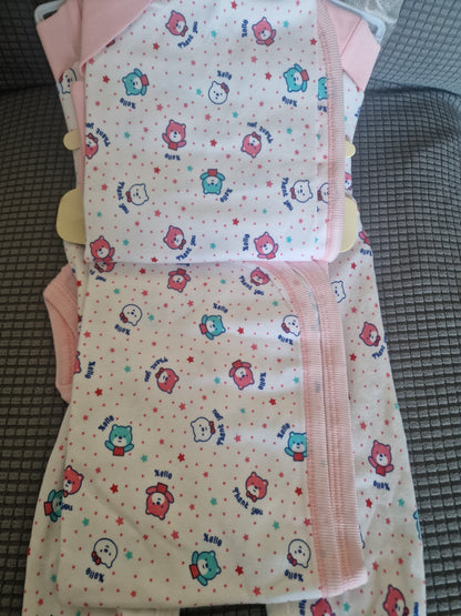 Carter’s 5-Piece Baby Girl Starter Set – Pink & Mint Bear Collection