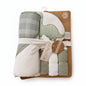 Lila & Jack 6-Piece Baby Bath Gift Set - Dinosaur Hooded Towel & Washcloths (Sage Green)