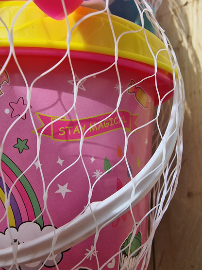 Stay Magical Unicorn Beach Toy Set - 6 Piece Sand Play Bucket Kit