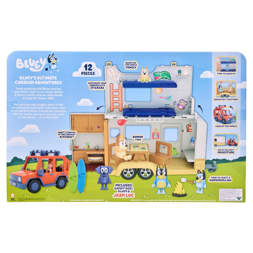 Bluey's Ultimate Caravan Adventures Playset