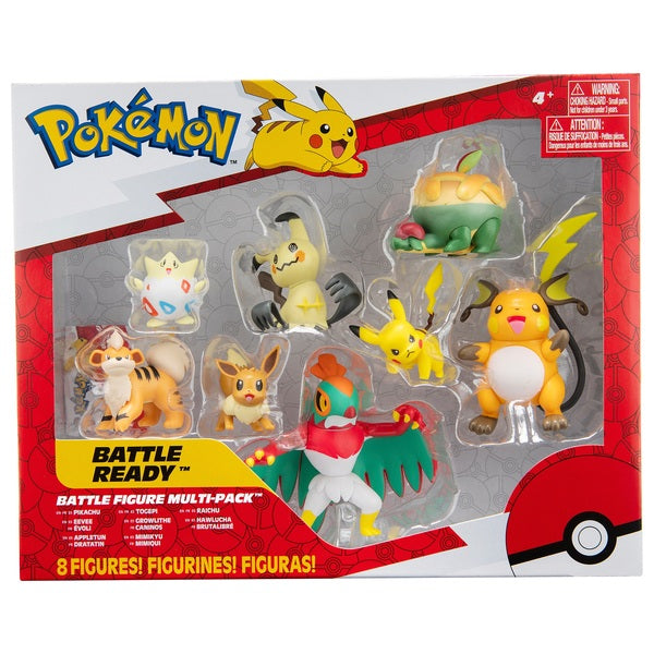 Pokémon 5cm Battle Figure 8 Pack