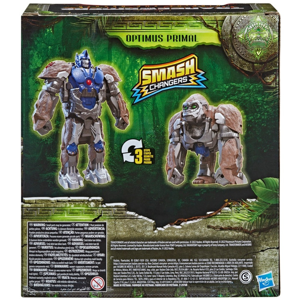 Transformers: Rise of the Beasts Smash Changer 23cm Optimus Primal Action