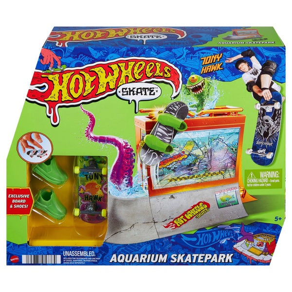 Hot Wheels Skate Aquarium Skatepark playset