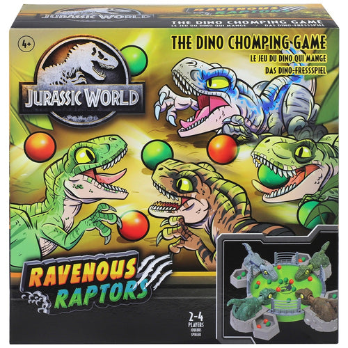 Jurassic World Ravenous Raptors Dinosaur Board Game