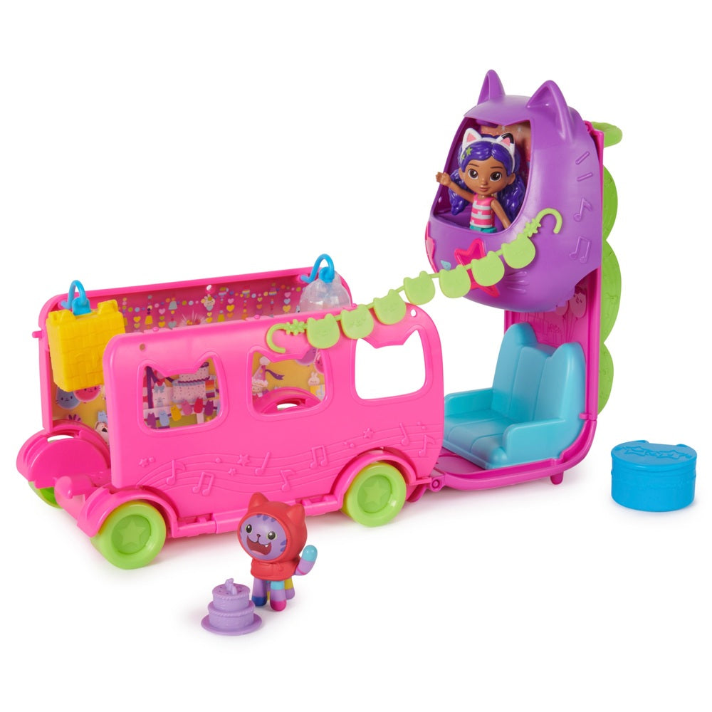 Gabby's Dollhouse Purrfect Party Bus Set