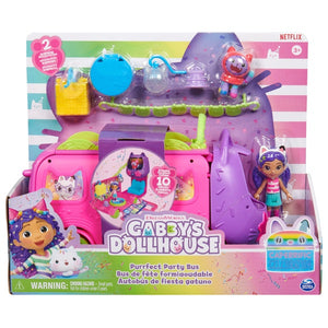 Gabby's Dollhouse Purrfect Party Bus Set