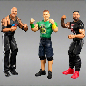 WWE Main Event Superstars Basic 3 Pack - Roman Reigns, John Cena & The Rock