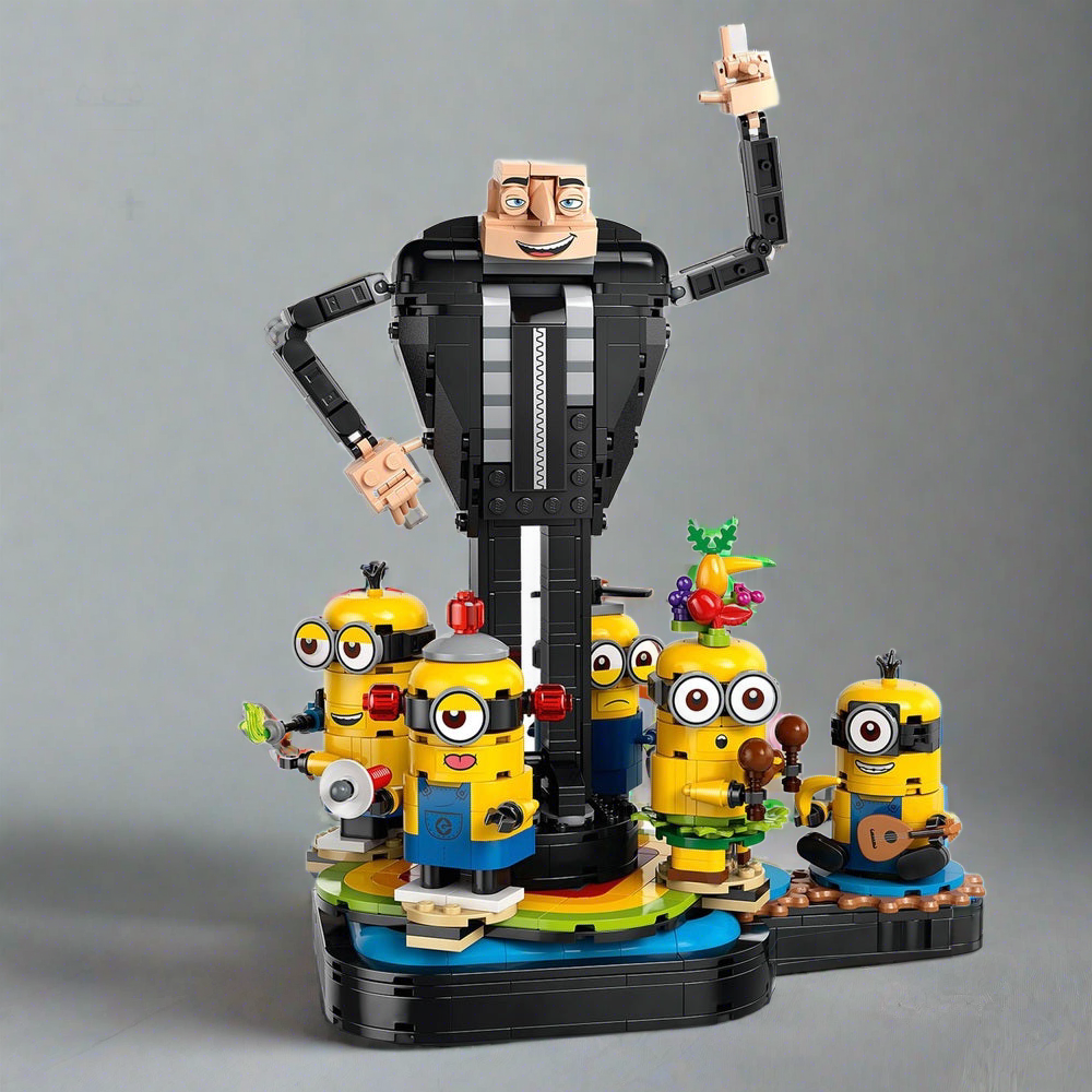 LEGO Despicable Me 75582 Brick-Built Gru and Minions Toy Set