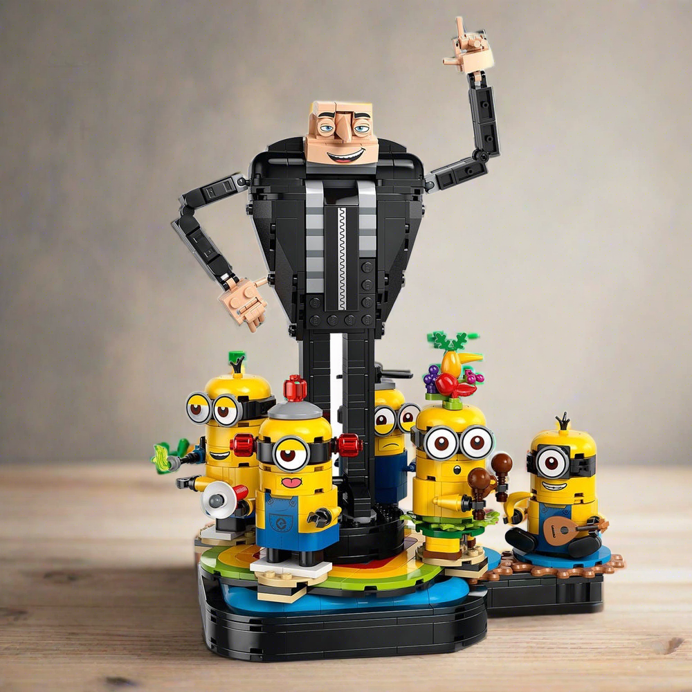 LEGO Despicable Me 75582 Brick-Built Gru and Minions Toy Set