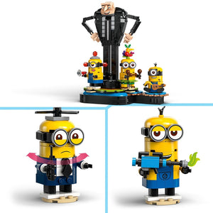 LEGO Despicable Me 75582 Brick-Built Gru and Minions Toy Set