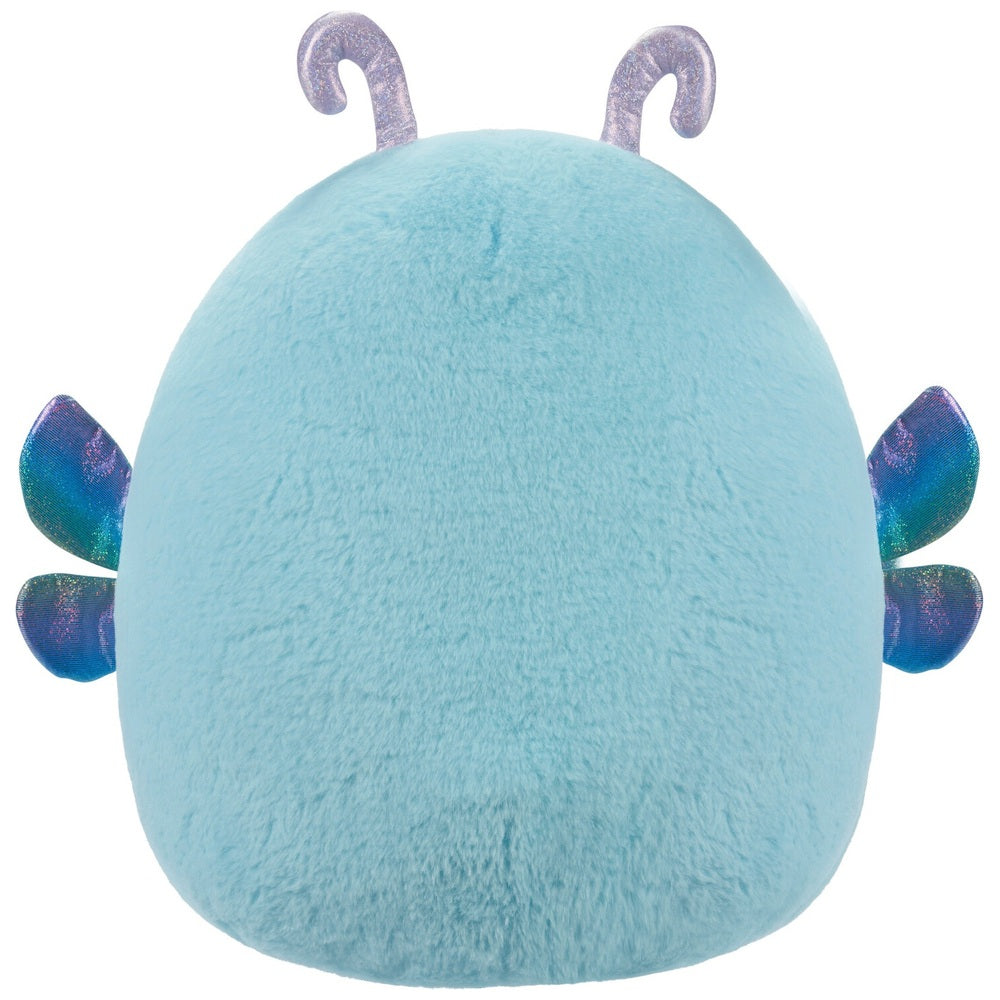 Original Squishmallows Fuzz-A-Mallows 40cm Heather the Teal Dragonfly Soft Toy