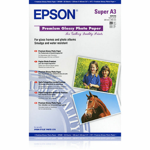 Glossy Photo Paper Epson C13S041316 A3