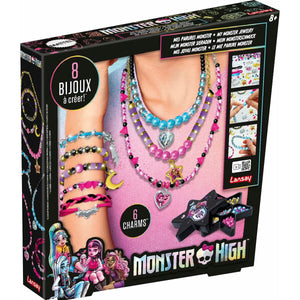 creative set Glass beads Lansay Monster High 5 bracelets 3 necklaces 6 charms