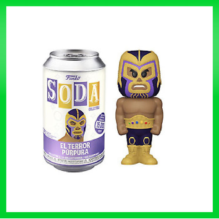 Funko Pop! Vinyl Soda El Terror Purpura With Possible Chase Figure