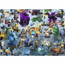 Load image into Gallery viewer, Puzzle Minecraft Mobs 17188 Ravensburger 1000 Pieces