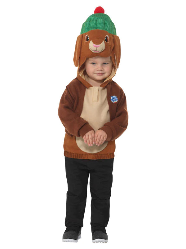 Peter Rabbit Benjamin Bunny Deluxe Boys Costume  Brown Size 4 To 6 Years