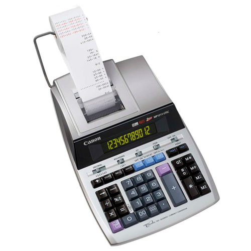Printer calculator Canon MP1211-LTSC Silver White lcd screen
