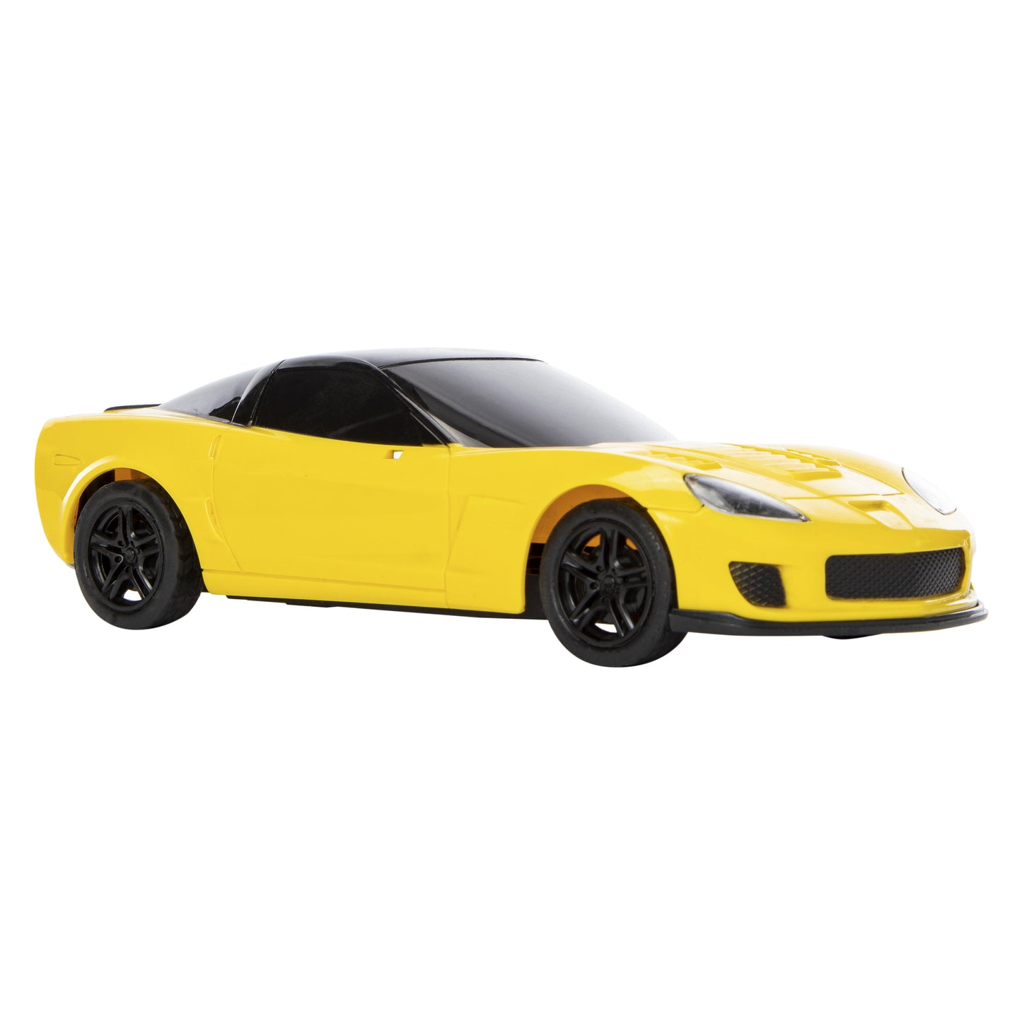 Corvette C7 1/24 Scale  Friction Push  Go Yellow Braha Friction Licensed Toy Car