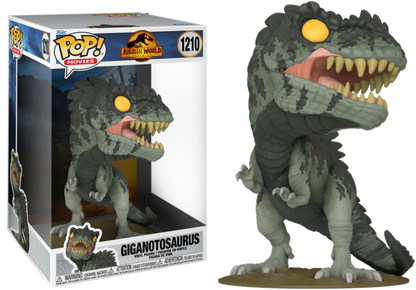 Funko POP! Vinyl No1210 Jurassic World Dominion – Jumbo Giganotosaurus