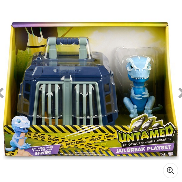 Untamed Jailbreak Playset with Interactive T-Rex Dinosaur